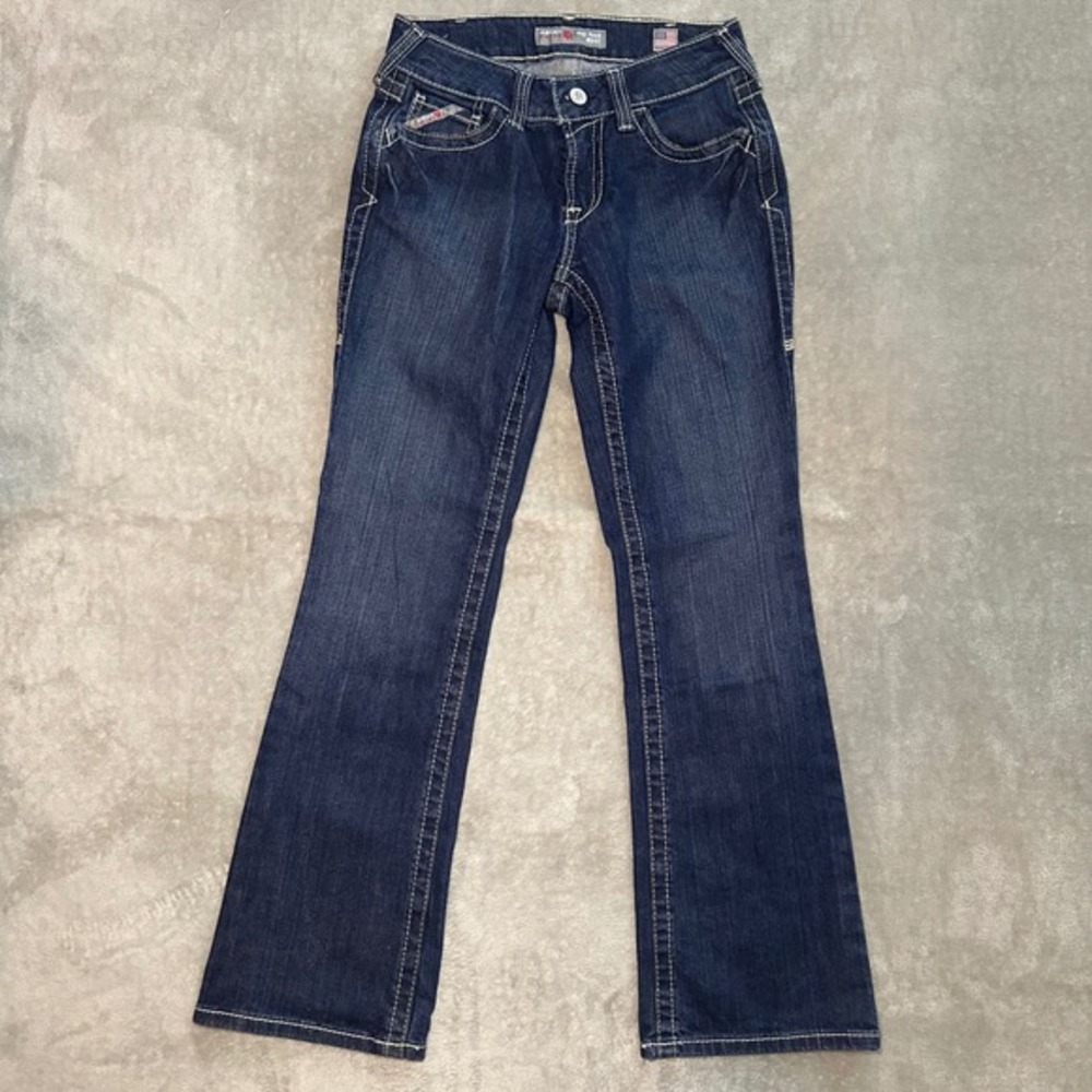 NEW Ariat FR Jeans Size 25S *27x30 Flame Resistant‎ CAT2 Workpants Bootcut Blue